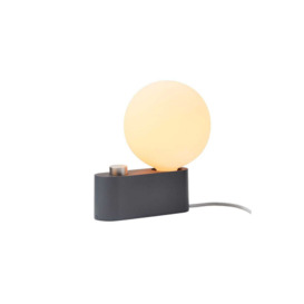 Tala Alumina Table and Wall Lamp Charcoal with Sphere IV Bulb