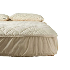 The Wool Room Chatsworth Wool Mattress Protector Double