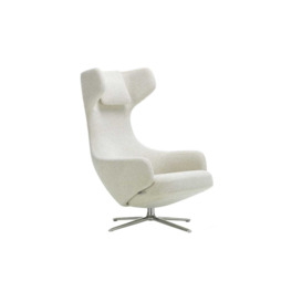 Vitra Grand Repos Lounge Chair Nubia 01 Ivory/Perle