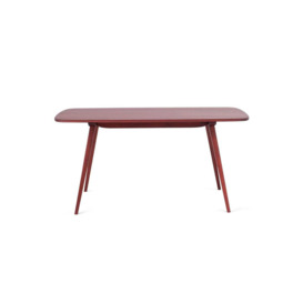 L.Ercolani Originals Plank Dining Table Vintage Red