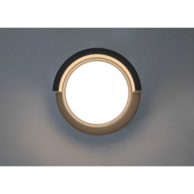 Heal's LED Outdoor or Bathroom Wall Light Shaded Top Dark Grey - thumbnail 2