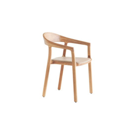 Artisan Tara Dining Chair in Oak and Select Leather 710