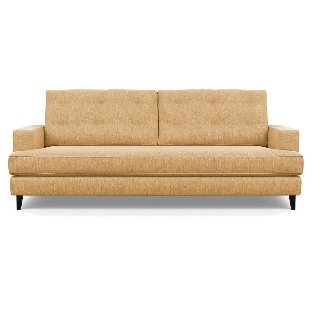 Heal's Richmond 3 Seater Sofa Brushed Cotton Oat Tinted Ash Feet