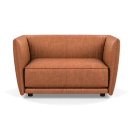 Heal's Valley Loveseat Old England Leather Cognac 003