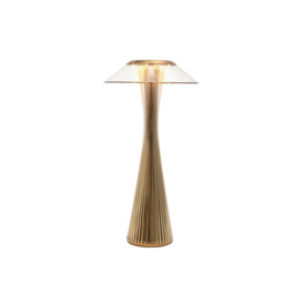 Kartell Space LED Portable Table Lamp Gold