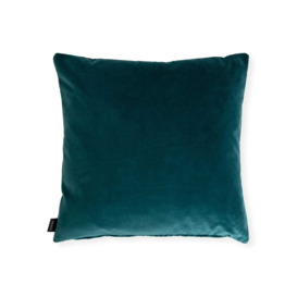 Heal's Velvet Cushion Teal 45 x 45cm