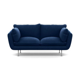 Heal's Allora 2 Seater Sofa Smart Linen Mix Sand Brass Feet - Heal's UK Furniture - thumbnail 2