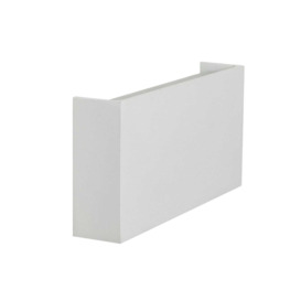 Heal's Outdoor or Bathroom LED Wall Light Rectangle White