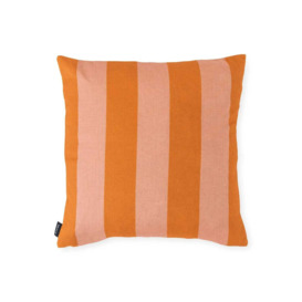 Heal's Cabana Stripe Cushion Orange/Pink 43cm x 43cm