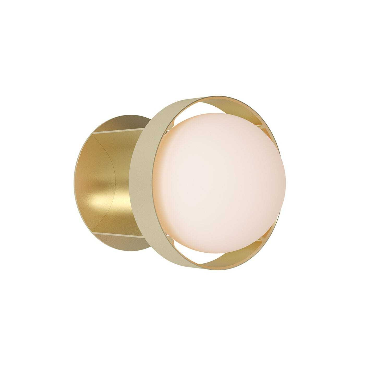 Tala Loop Wall Light Gold Large with Sphere IV Bulb - image 1