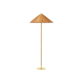 Gubi 9602 Floor Lamp Brass/Wicker