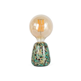 Heal's Confetti Glass Table Lamp Turquoise