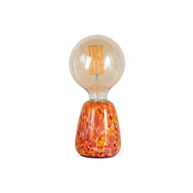 Heal's Confetti Glass Table Lamp Pink/Orange