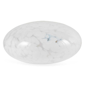 Heal's Speckled Glass Table Lamp White