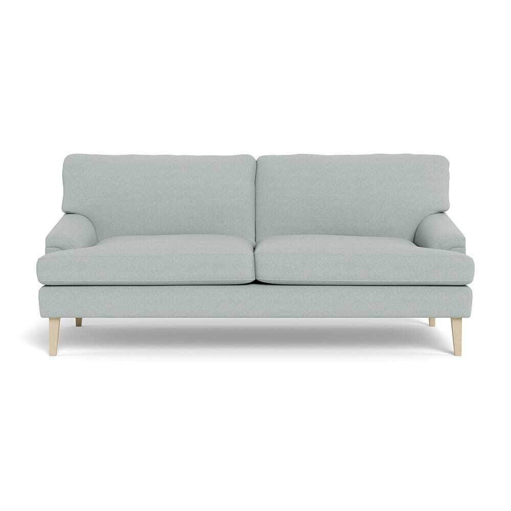Heal's Stanton 3 Seater Sofa Brushed Cotton Oat Natural Feet - image 1