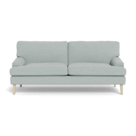 Heal's Stanton 3 Seater Sofa Brushed Cotton Oat Natural Feet - Heal's UK Furniture