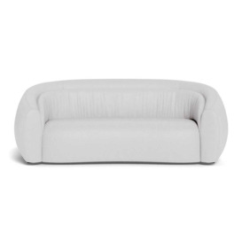 Heal's Flora 3 Seater Sofa Grain Leather White