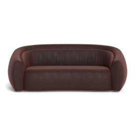 Heal's Flora 3 Seater Sofa Linea Leather Brown - thumbnail 2