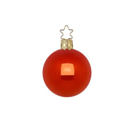 Inge's Christmas Decor Glass Pearl Ball Bauble 12cm Capricorn