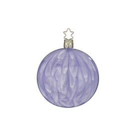 Inge's Christmas Decor Glass Symphony of Colour Bauble 10cm Lilac