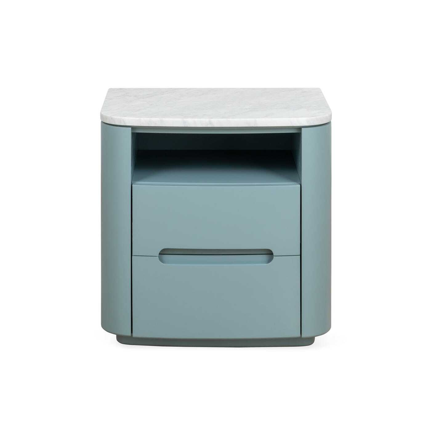 Heal's Florian Bedside Table in Blue - image 1