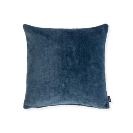 Heal's Boucle Velvet Cushion Cobalt 45 x 45cm