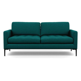 Heal's Eton 3 Seater Sofa Brushed Cotton Pine Black Feet - thumbnail 1