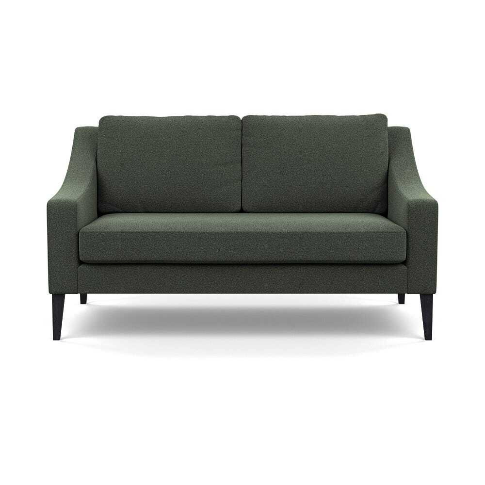 Heal's Richmond 2 Seater Sofa Textured Boucle Fern Black Feet