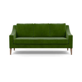 Heal's Richmond 3 Seater Sofa Smart Luxe Velvet Grass Tinted Ash Feet