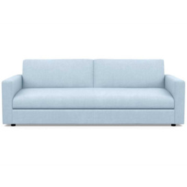 Heal's Nimbus 4 Seater Sofa Broad Weave Lagoon Black Feet - thumbnail 2