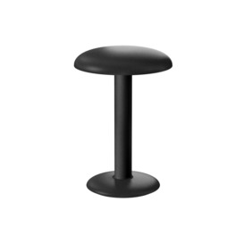 Flos Gustave LED Portable Table Lamp Smooth Black