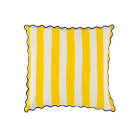 Heal's + LF Markey Stripe Cushion Yellow