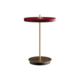 Umage Asteria LED Move Portable Table Lamp Ruby Red