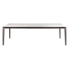 Heal's Rocca Dining Table Alpi White Taupe Base 160 to 260cm