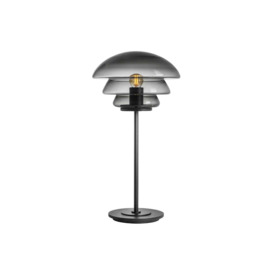 Hadeland Glassverk Archive 4006 Table Lamp Grey & Black