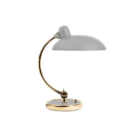 Fritz Hansen Kaiser Idell Luxus Table Lamp Easy Grey & Brass