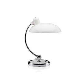 Fritz Hansen Kaiser Idell Luxus Table Lamp White & Chrome