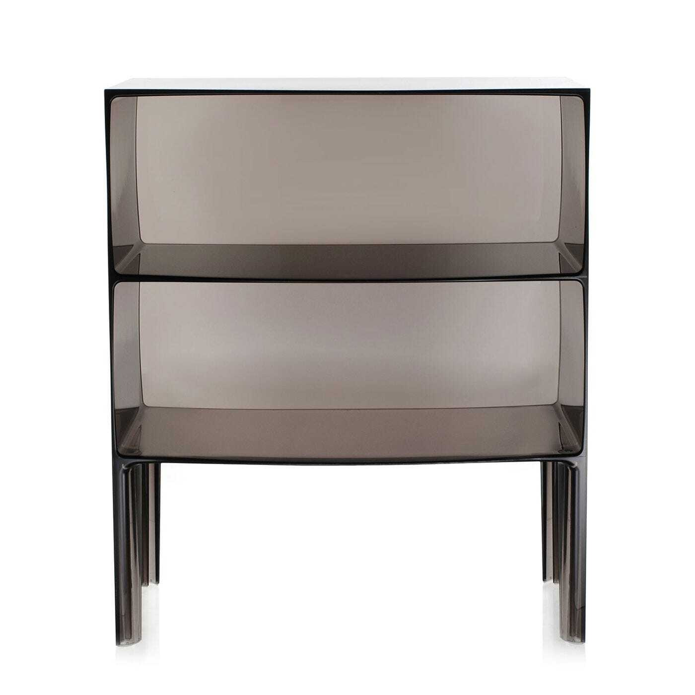 Kartell Ghost Buster Large Side Table In Transparent Fume - image 1