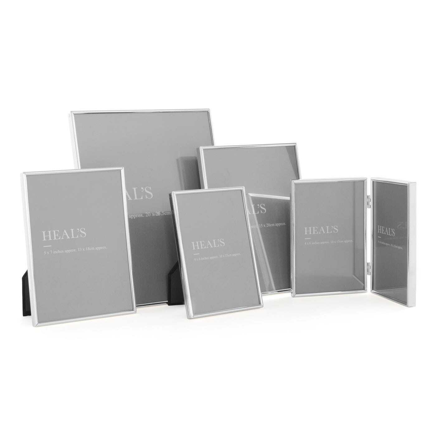 Heal's Simple Silver Plated Small Photo Frame