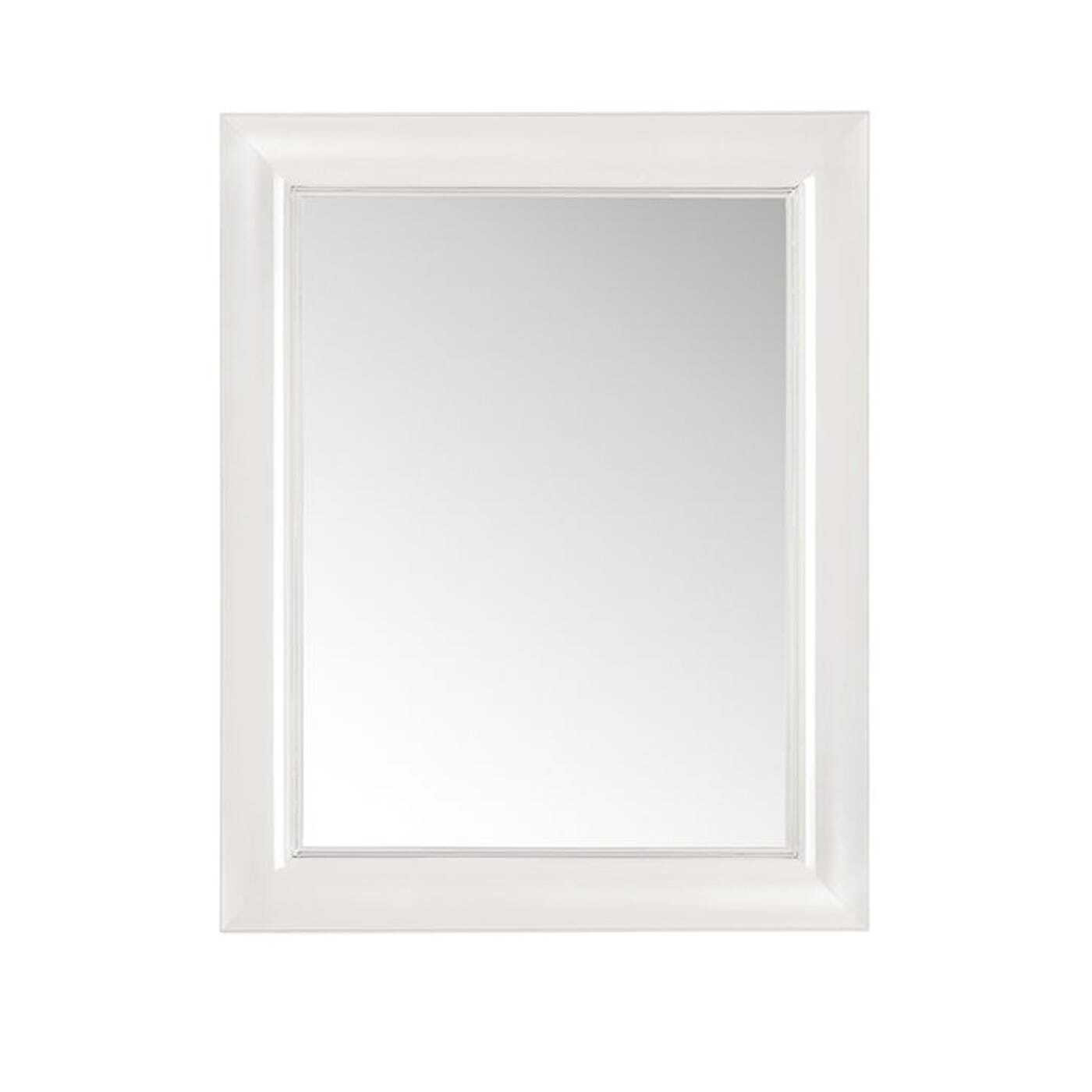 Kartell Francois Ghost Small Rectangular White Mirror