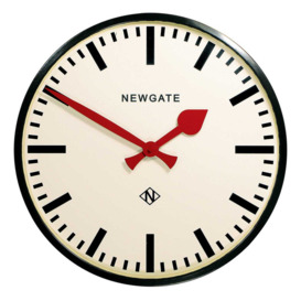 Newgate Putney Black Wall Clock