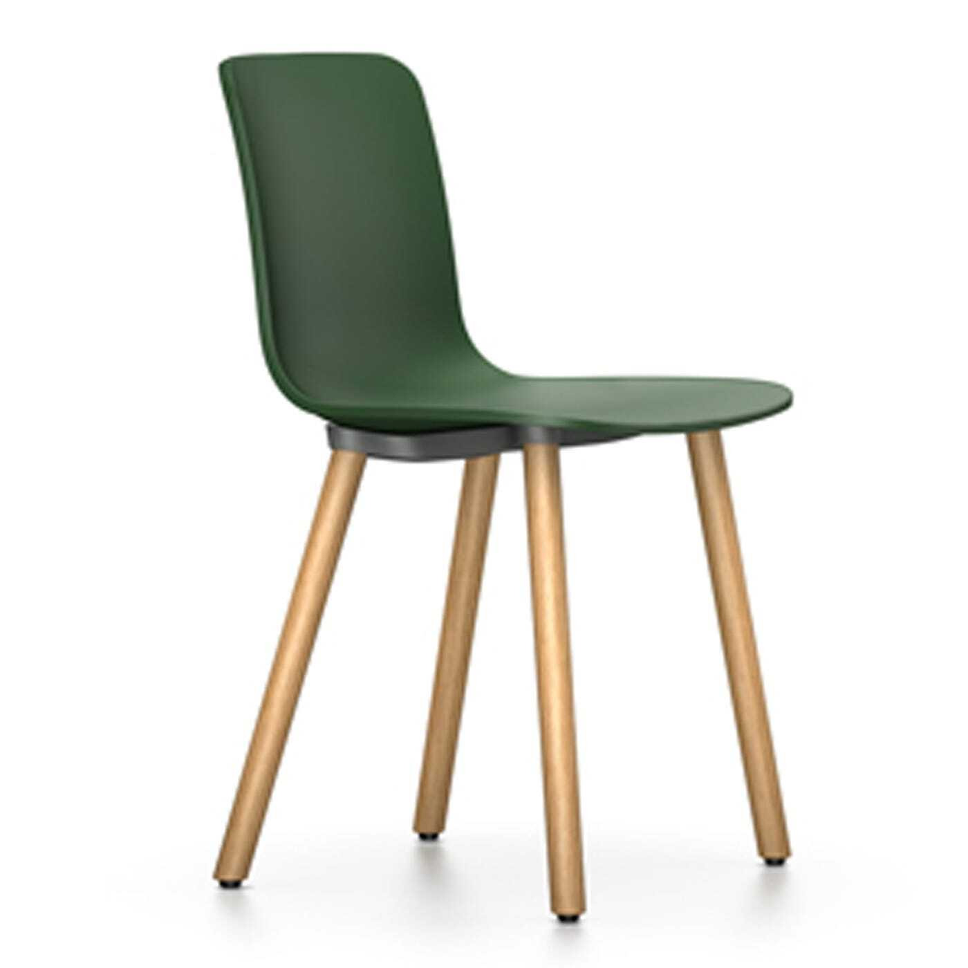 Vitra HAL RE Wood Chair 14 Ivy Light Oak Legs - Heal's UK Furniture - image 1