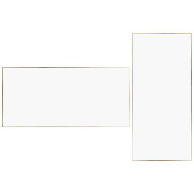 Heal's Fine Edge Mirror Rectangle 150x70cm Gold - image 1