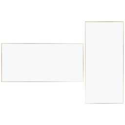 Heal's Fine Edge Mirror Rectangle 150x70cm Gold - thumbnail 1