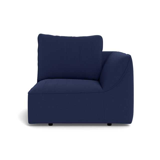 Heal's Morven Right Hand Facing Single Unit Melton Wool New Navy