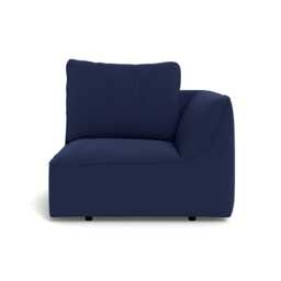 Heal's Morven Right Hand Facing Single Unit Melton Wool New Navy
