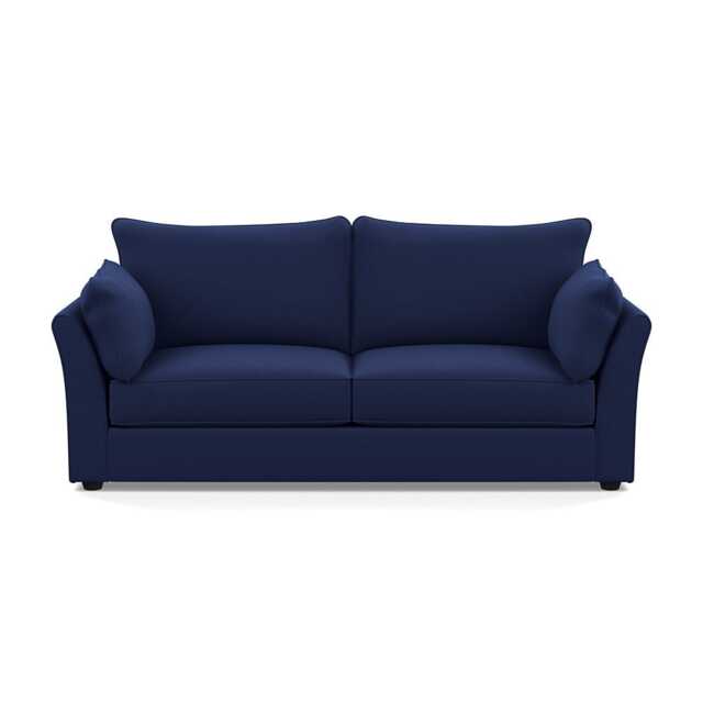 Heal's Tailor 4 Seater Sofa Melton Wool New Navy Black Feet