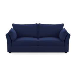 Heal's Tailor 4 Seater Sofa Melton Wool New Navy Black Feet
