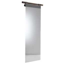 Porada Walnut Hook Hang Wall Mirror