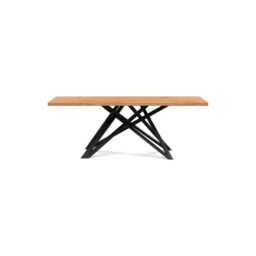 Heal's Vienna Dining Table 200x90cm Natural Oiled Oak Straight Edge Not Filled